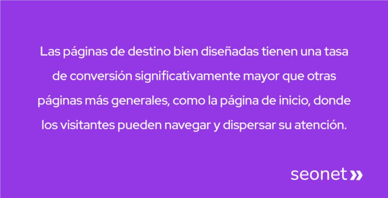 diferencia tasa de conversion landing page