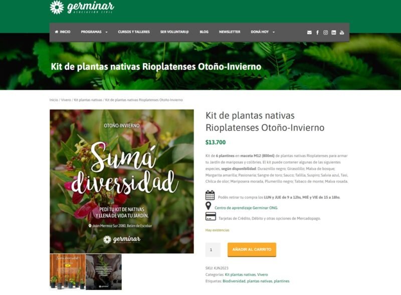 pagina para promocion estacional