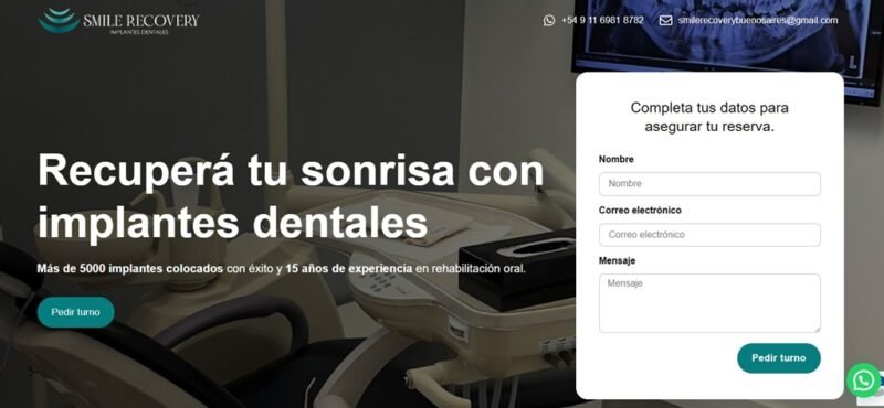 landing page caso de exito