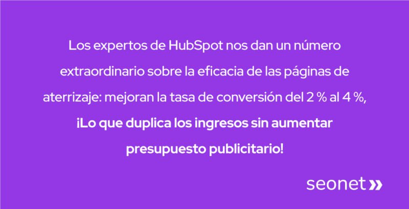 eficacia landing page