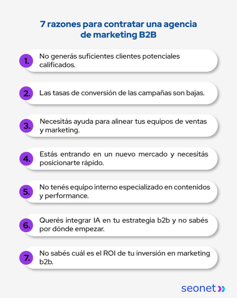 porque contratar una agencia de marketing b2b