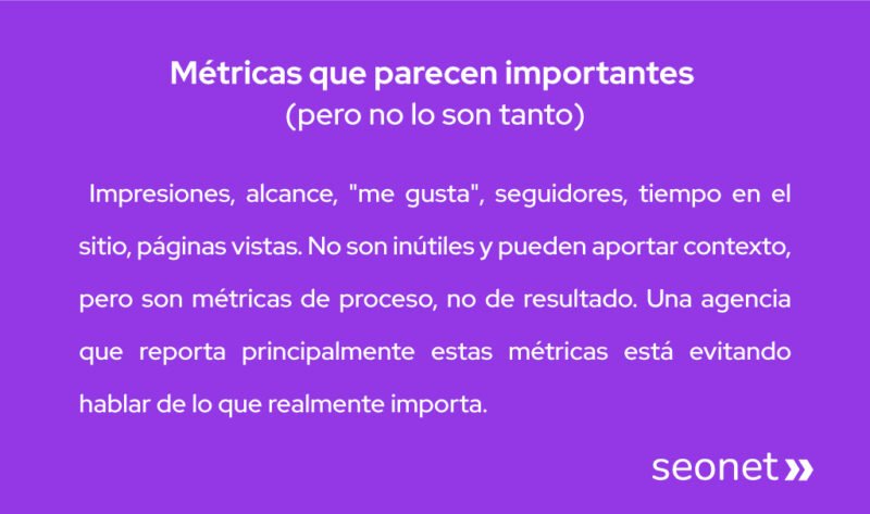 metricas que no son importantes para el marketing de resultados
