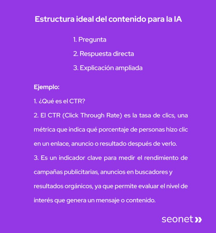 estructura de contenido para la IA